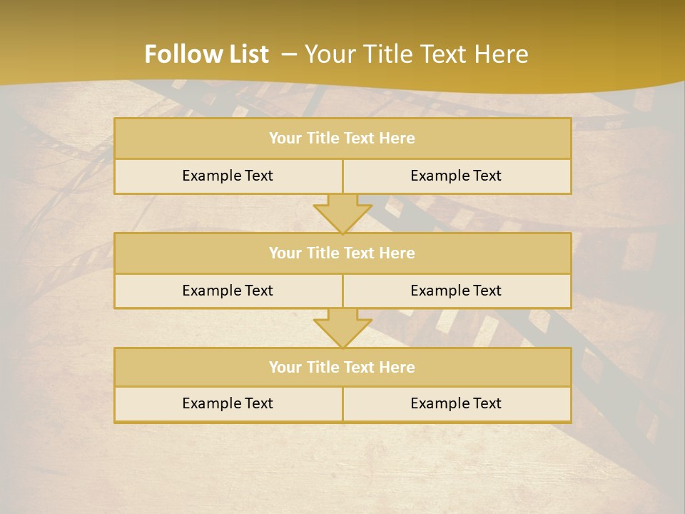 Composition Aged Graphic PowerPoint Template
