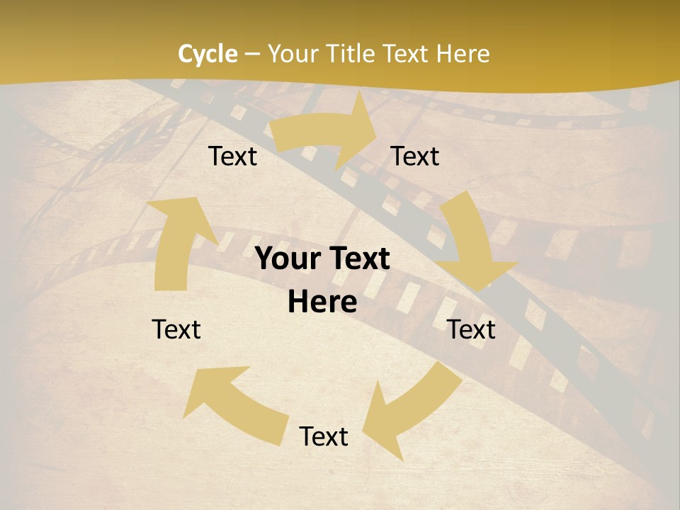 Composition Aged Graphic PowerPoint Template