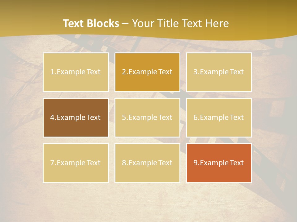 Composition Aged Graphic PowerPoint Template