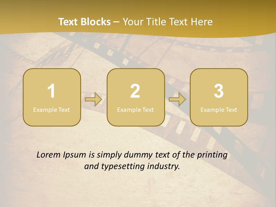 Composition Aged Graphic PowerPoint Template