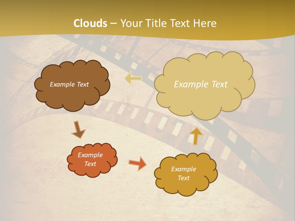 Composition Aged Graphic PowerPoint Template
