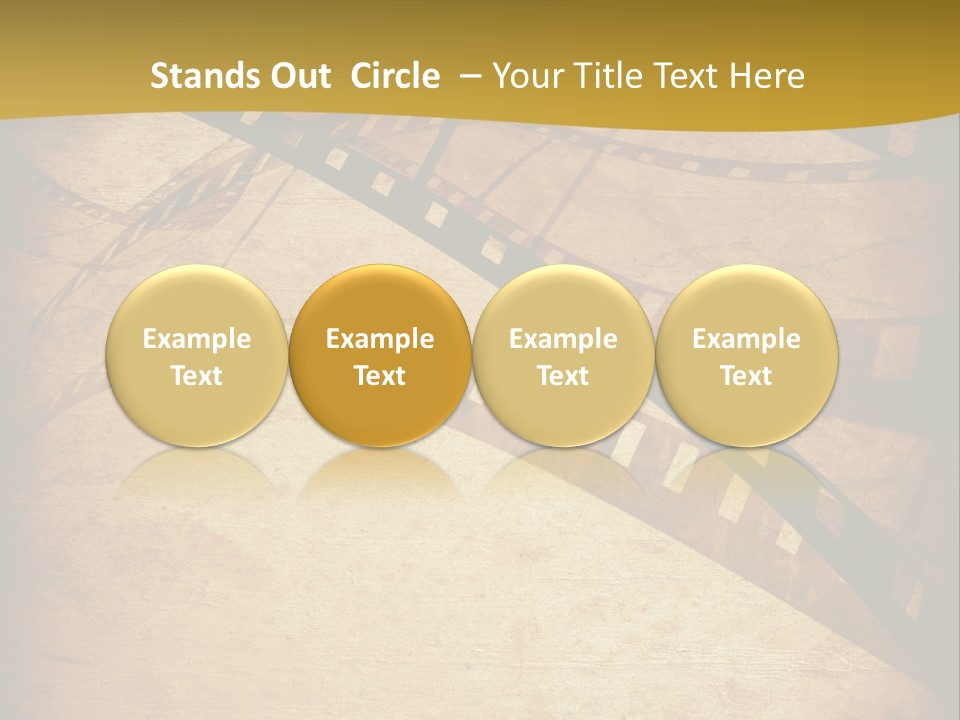 Composition Aged Graphic PowerPoint Template