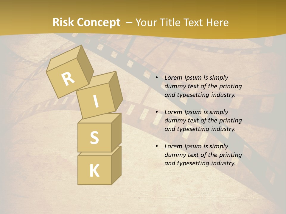 Composition Aged Graphic PowerPoint Template