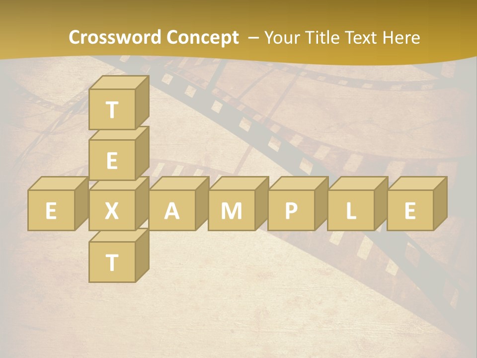 Composition Aged Graphic PowerPoint Template