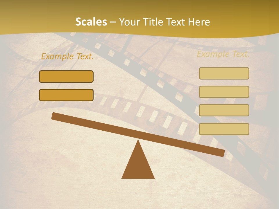 Composition Aged Graphic PowerPoint Template