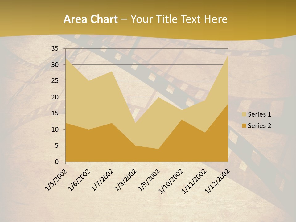 Composition Aged Graphic PowerPoint Template