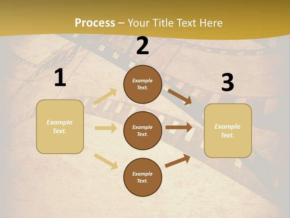 Composition Aged Graphic PowerPoint Template