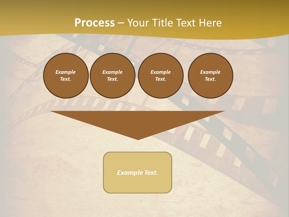 Composition Aged Graphic PowerPoint Template