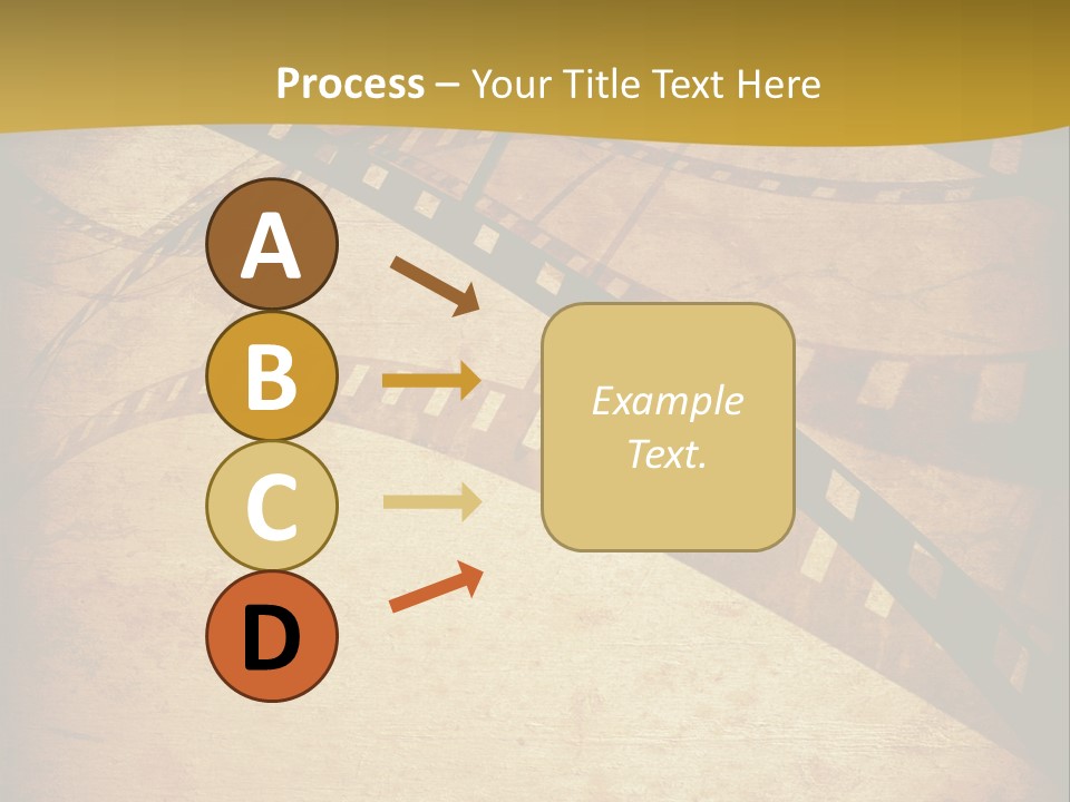 Composition Aged Graphic PowerPoint Template