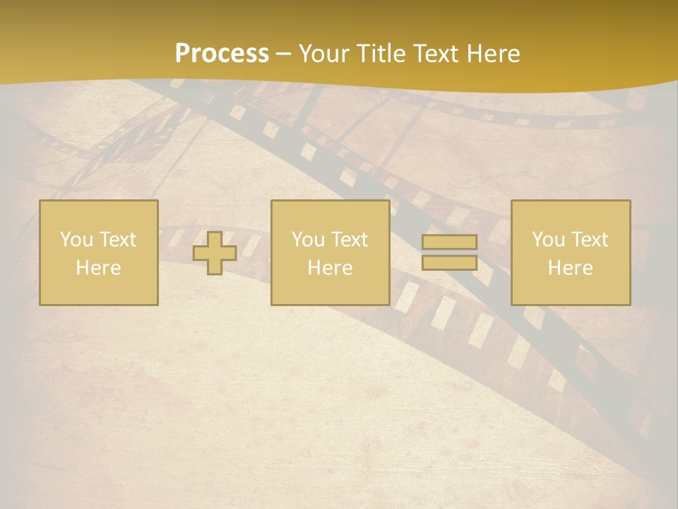 Composition Aged Graphic PowerPoint Template