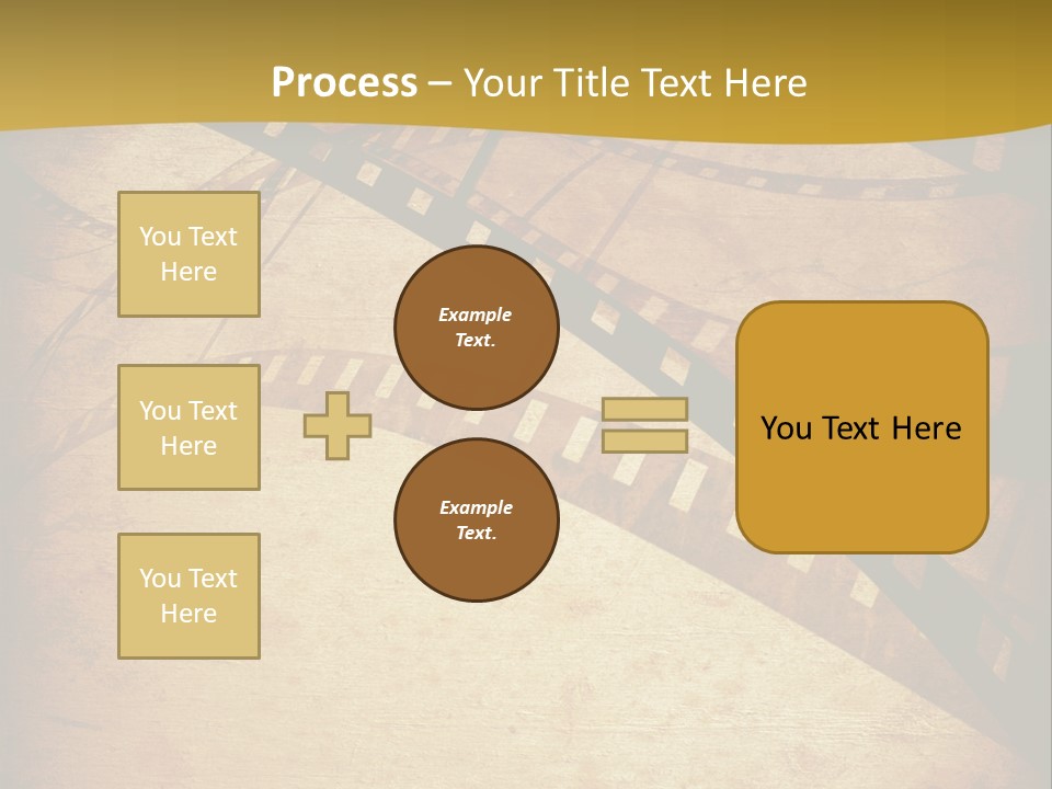 Composition Aged Graphic PowerPoint Template