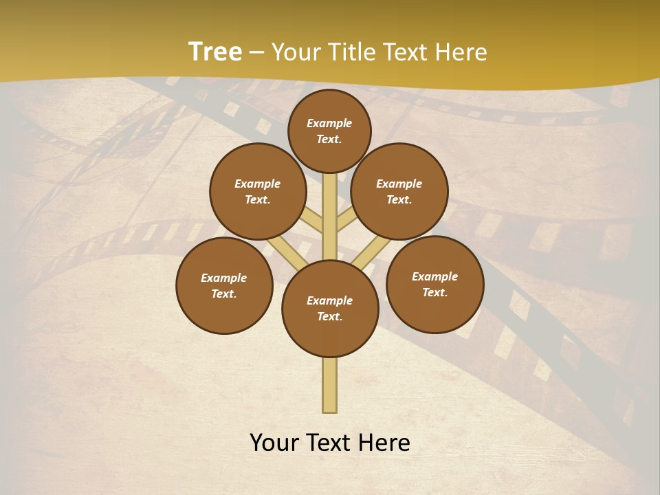 Composition Aged Graphic PowerPoint Template