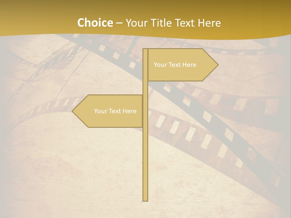Composition Aged Graphic PowerPoint Template