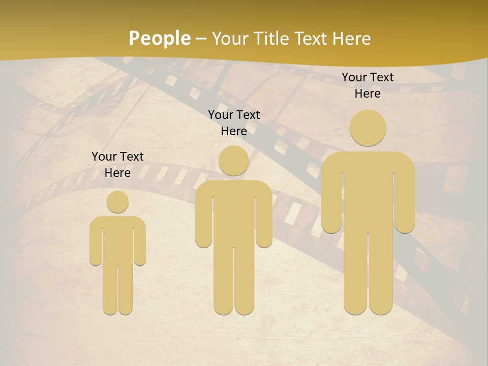 Composition Aged Graphic PowerPoint Template