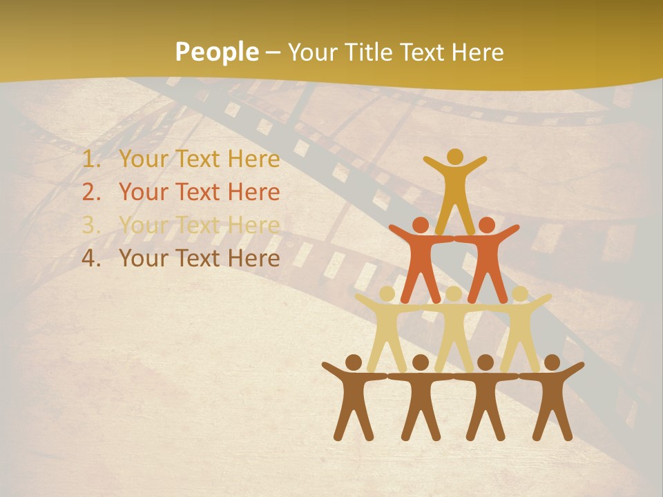 Composition Aged Graphic PowerPoint Template