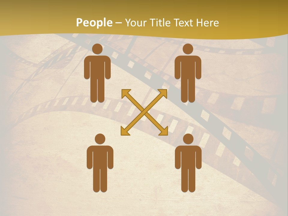 Composition Aged Graphic PowerPoint Template