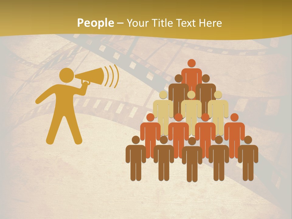 Composition Aged Graphic PowerPoint Template