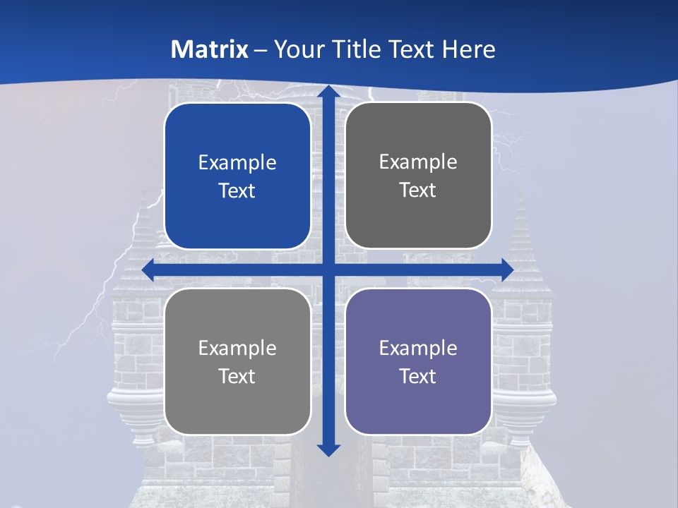 Castle Colors Wizard PowerPoint Template