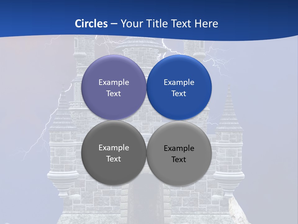 Castle Colors Wizard PowerPoint Template