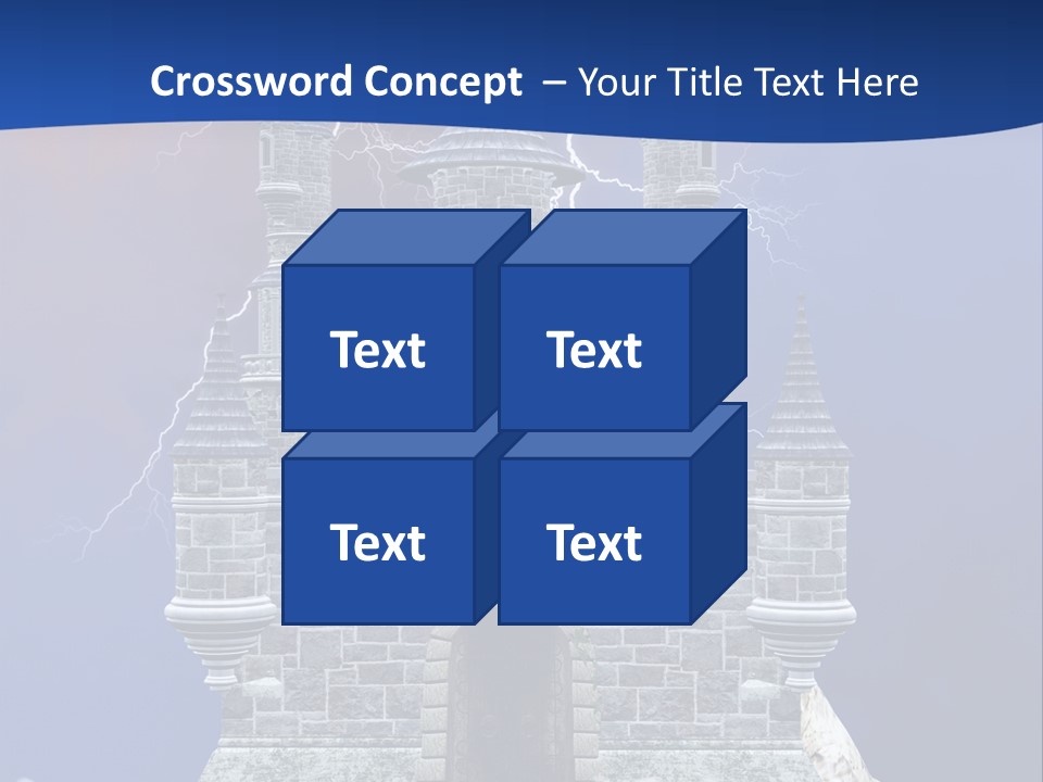Castle Colors Wizard PowerPoint Template