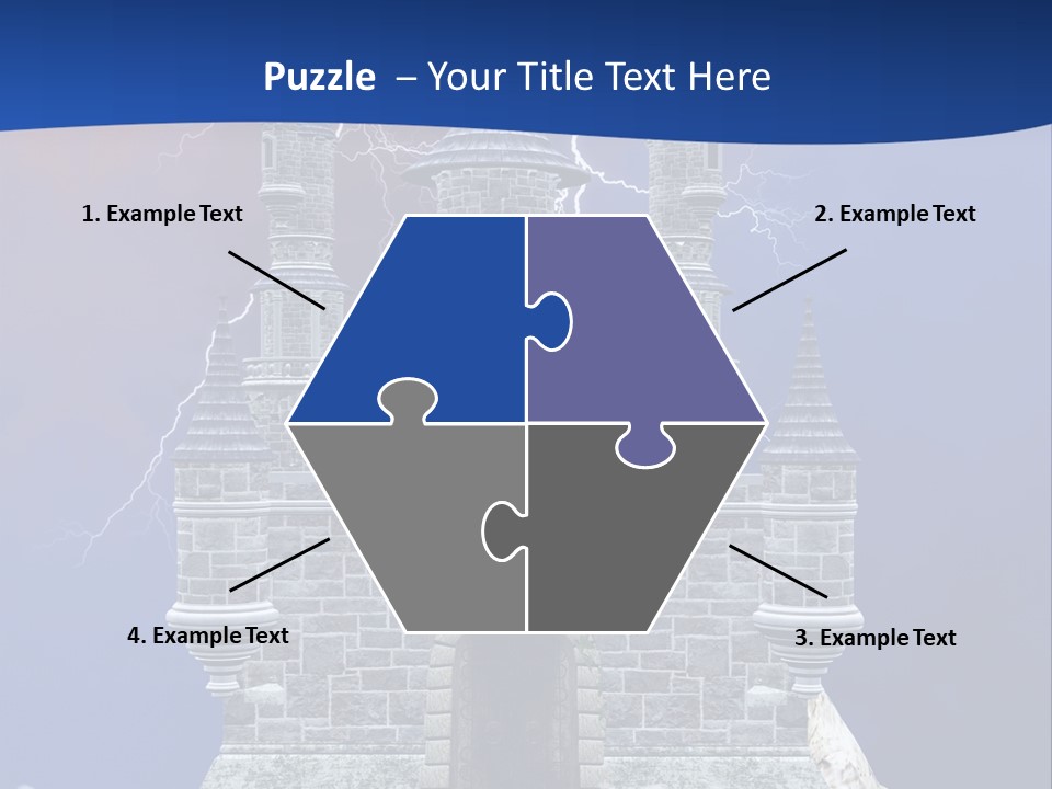 Castle Colors Wizard PowerPoint Template