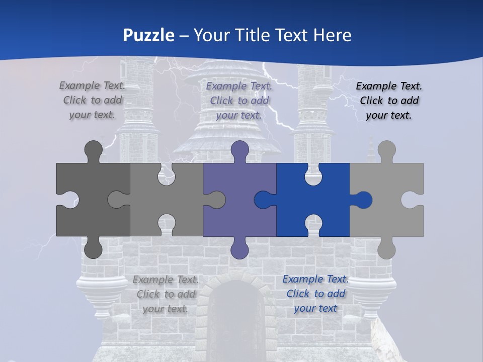 Castle Colors Wizard PowerPoint Template