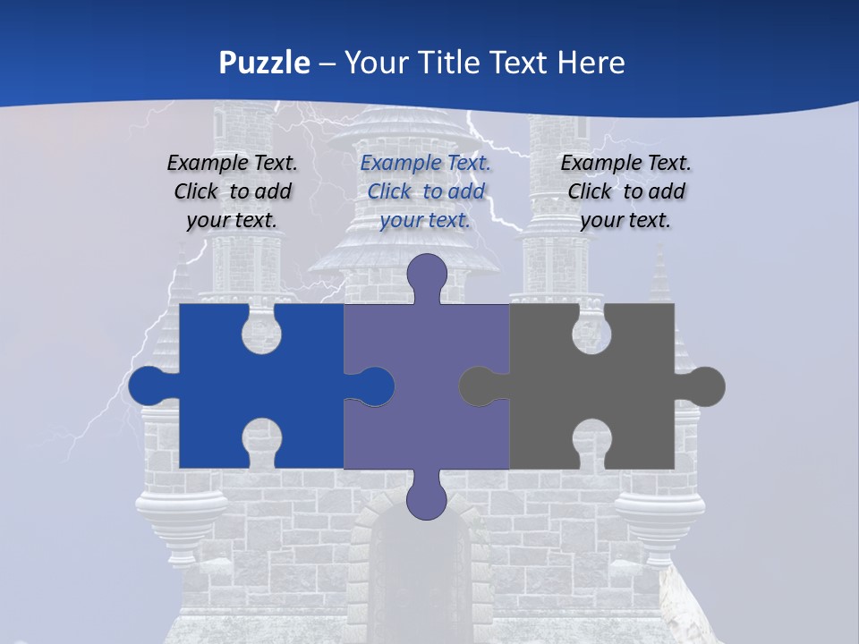Castle Colors Wizard PowerPoint Template