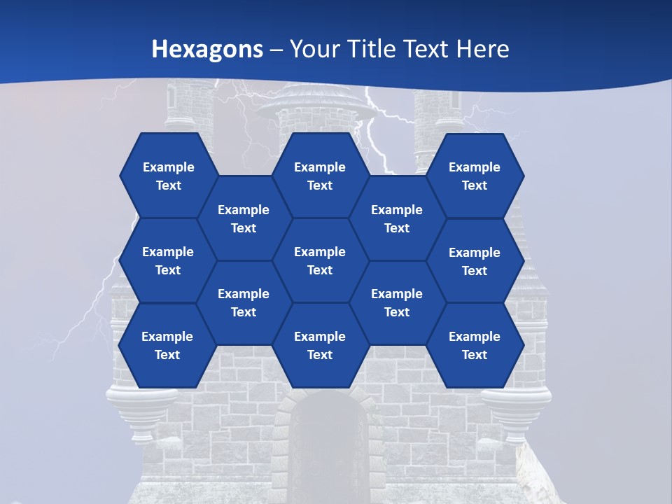 Castle Colors Wizard PowerPoint Template