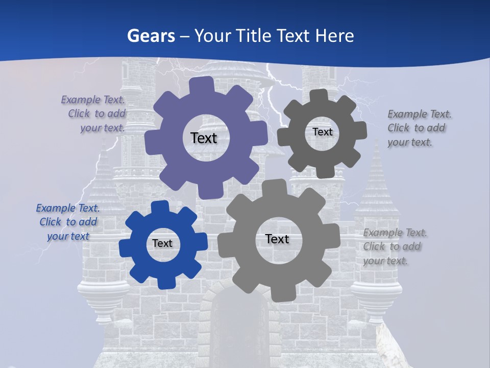 Castle Colors Wizard PowerPoint Template