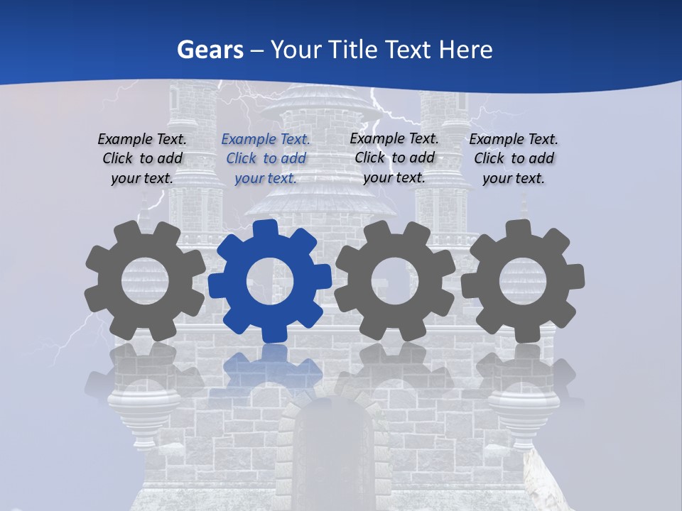 Castle Colors Wizard PowerPoint Template