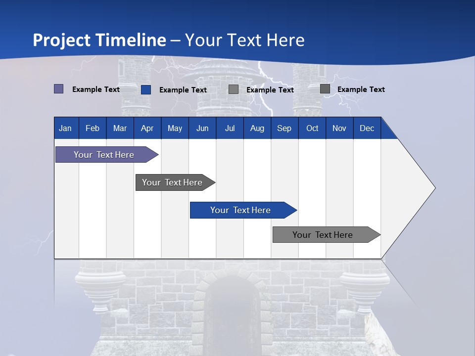 Castle Colors Wizard PowerPoint Template