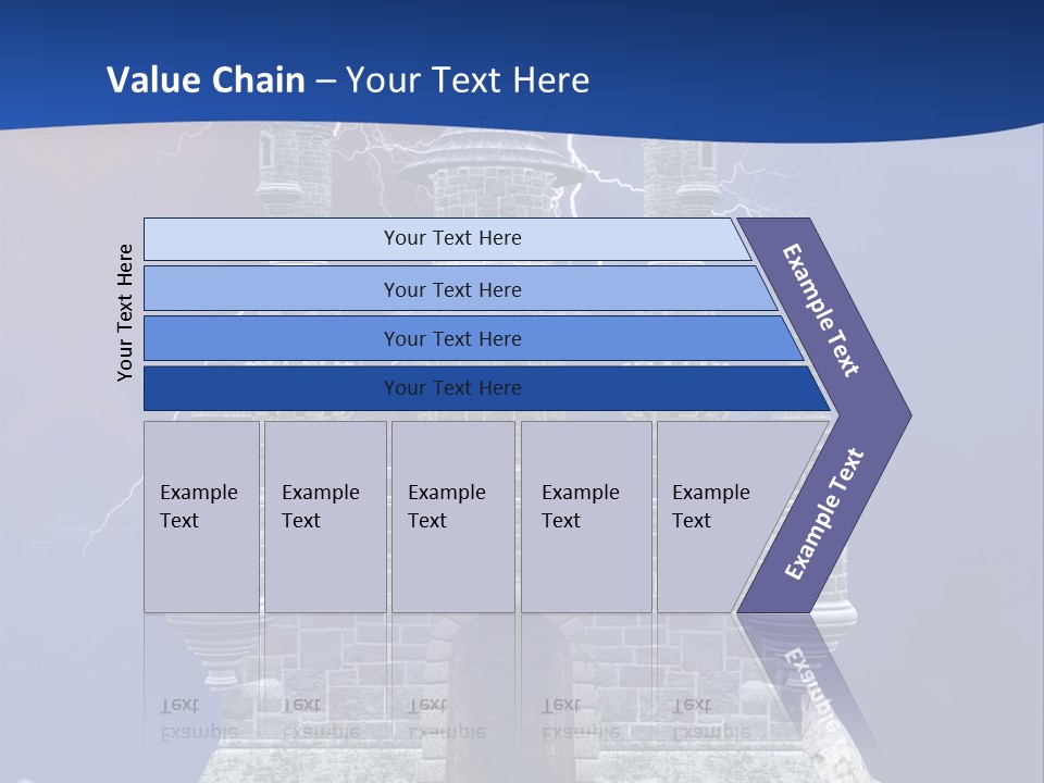 Castle Colors Wizard PowerPoint Template