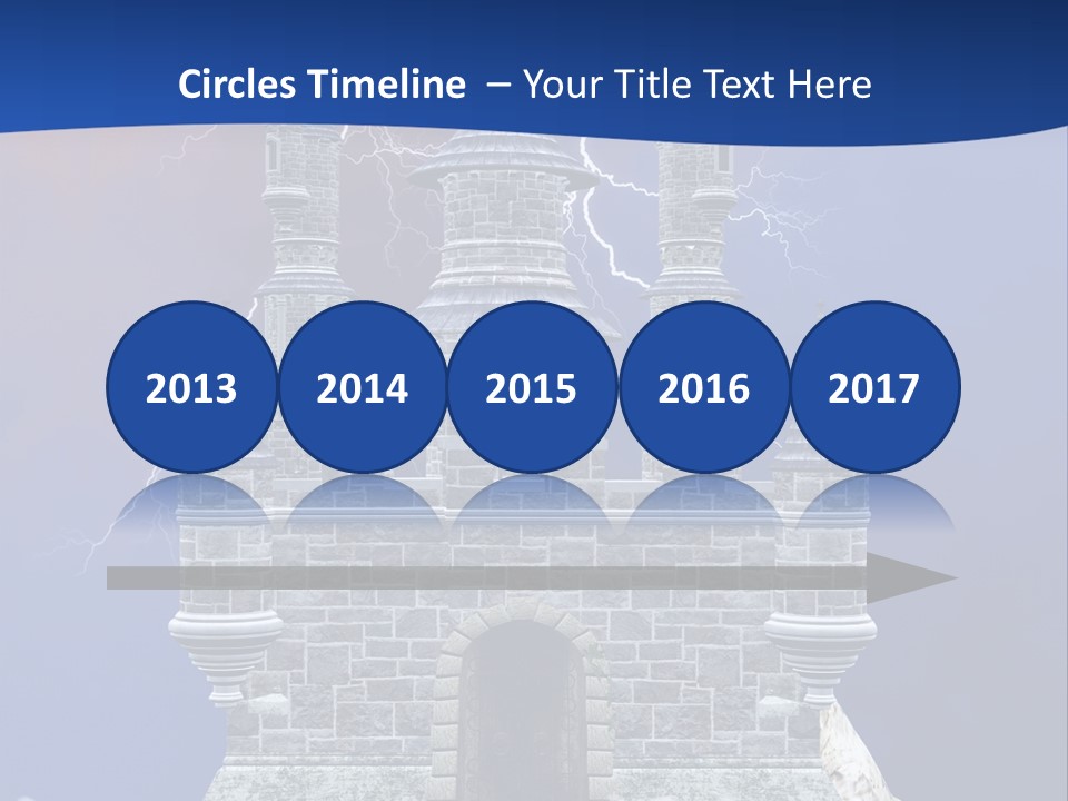 Castle Colors Wizard PowerPoint Template