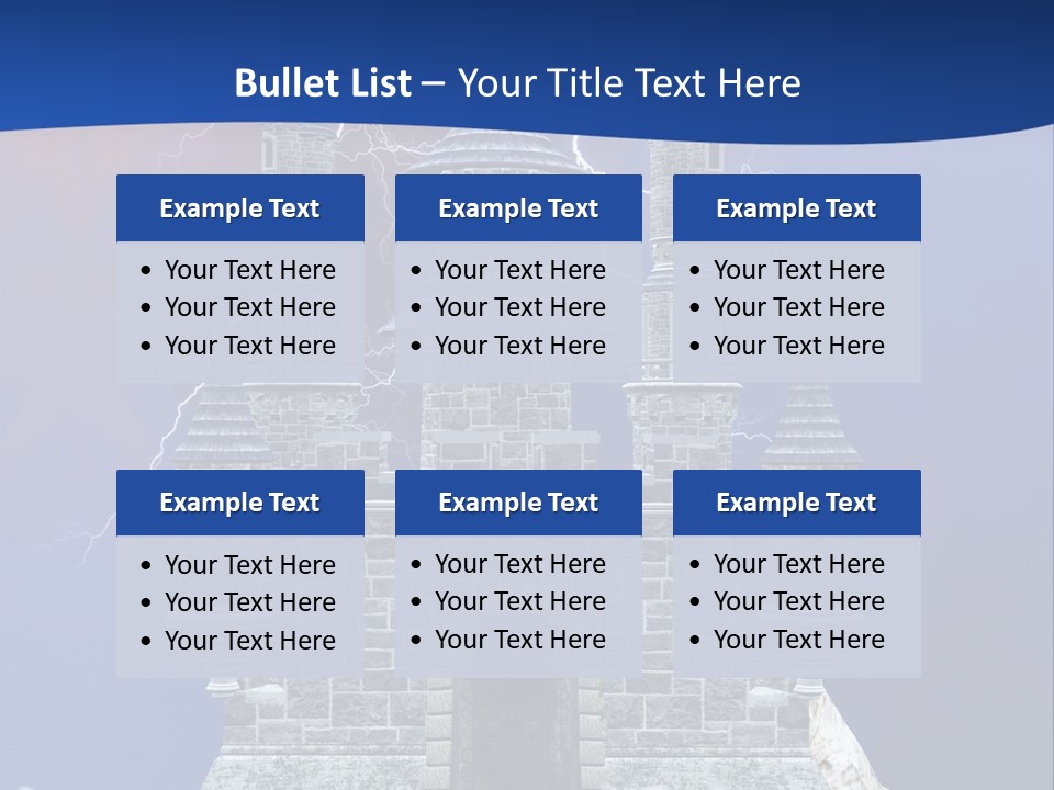 Castle Colors Wizard PowerPoint Template