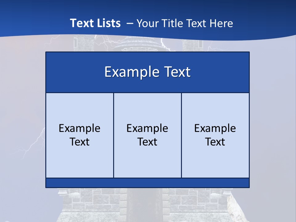 Castle Colors Wizard PowerPoint Template