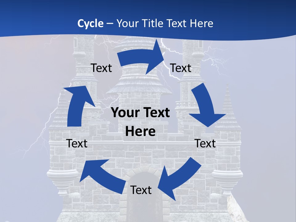 Castle Colors Wizard PowerPoint Template