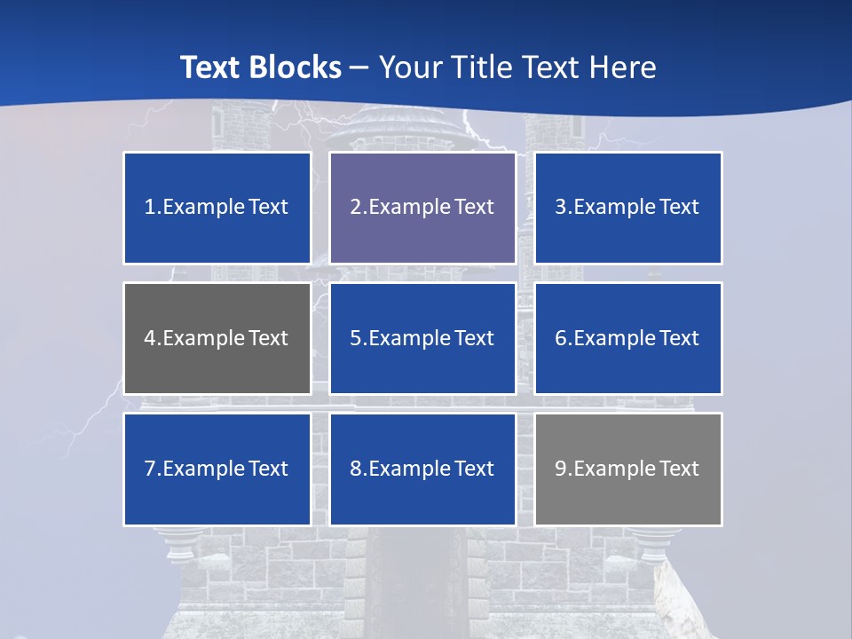 Castle Colors Wizard PowerPoint Template