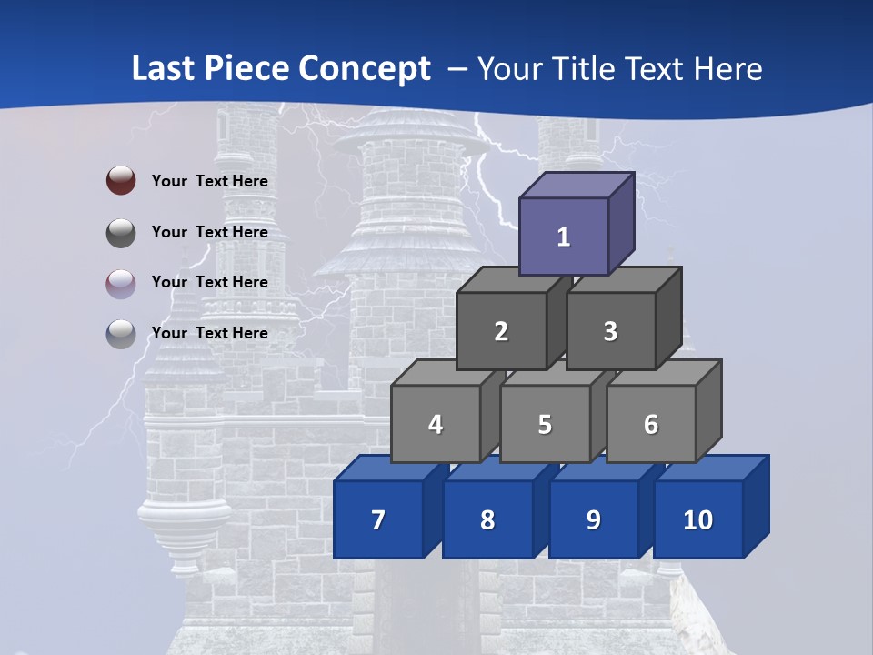 Castle Colors Wizard PowerPoint Template