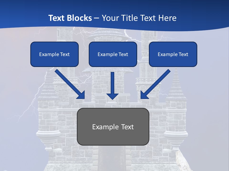 Castle Colors Wizard PowerPoint Template