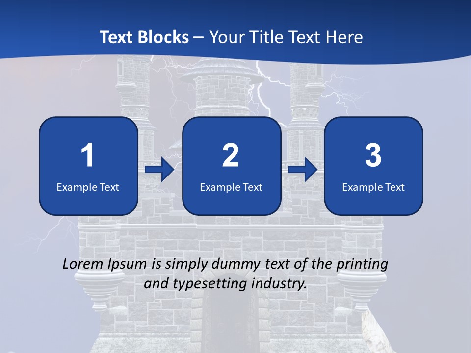 Castle Colors Wizard PowerPoint Template