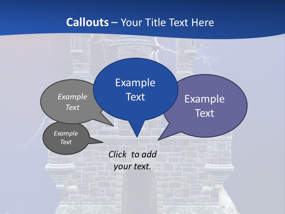Castle Colors Wizard PowerPoint Template