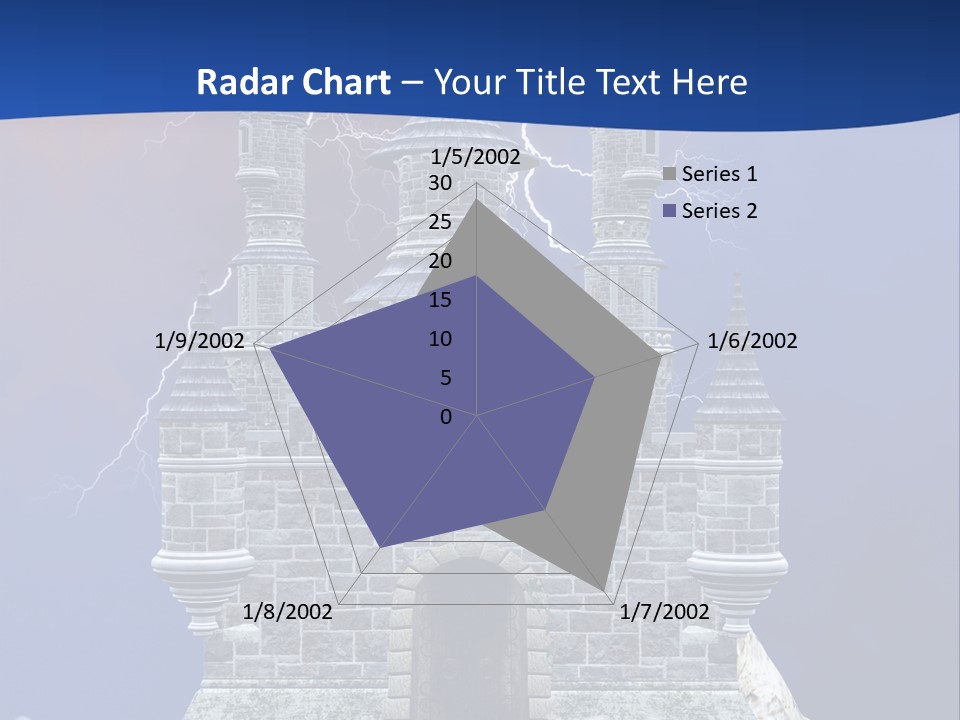 Castle Colors Wizard PowerPoint Template