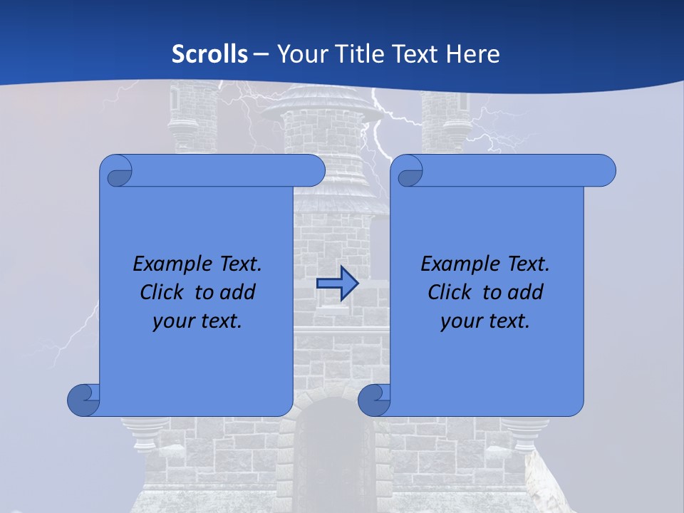 Castle Colors Wizard PowerPoint Template