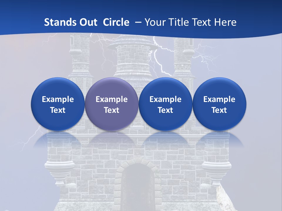 Castle Colors Wizard PowerPoint Template
