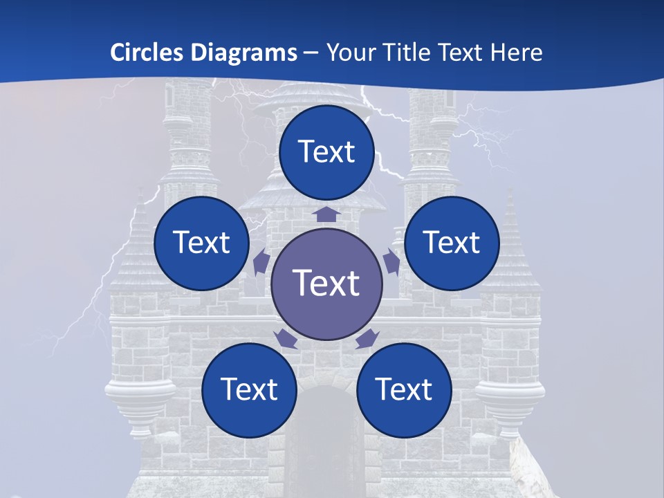 Castle Colors Wizard PowerPoint Template