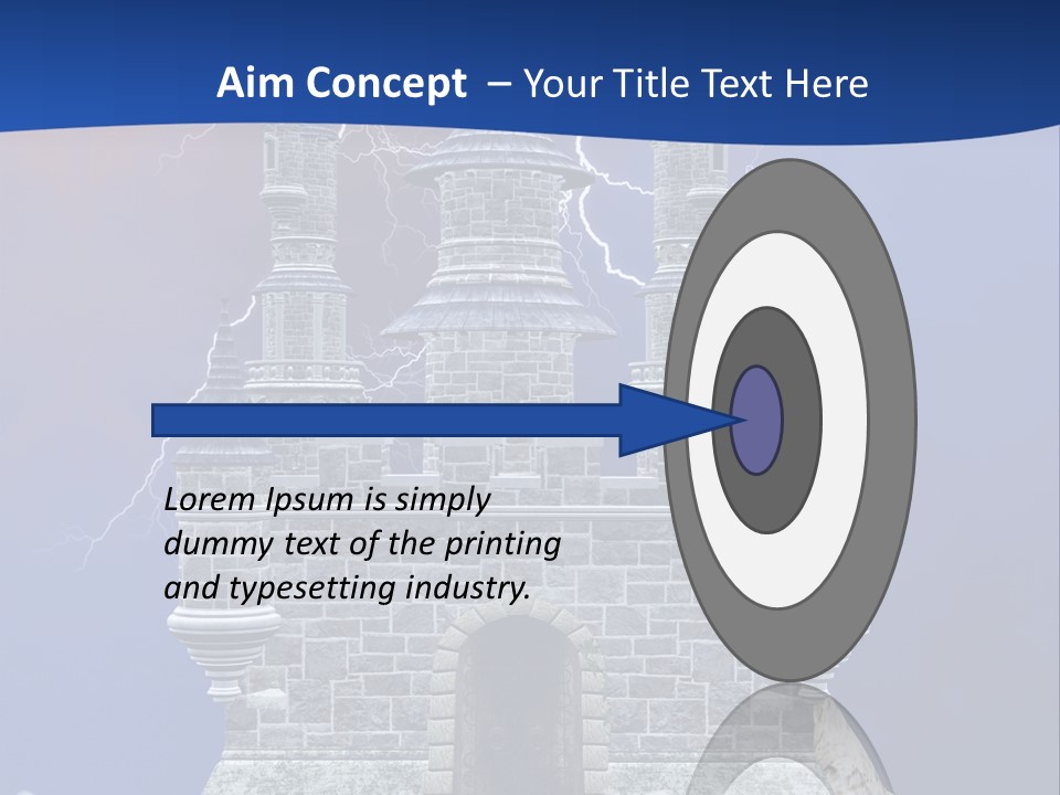 Castle Colors Wizard PowerPoint Template