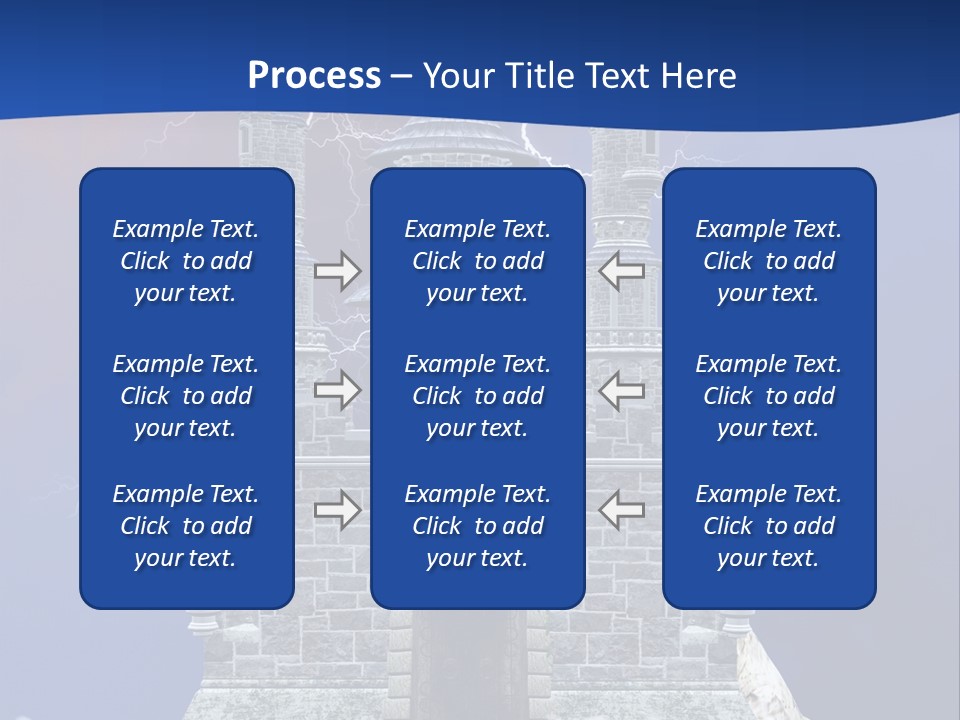 Castle Colors Wizard PowerPoint Template