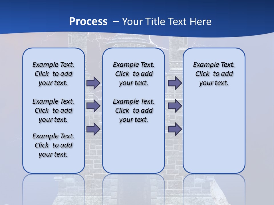 Castle Colors Wizard PowerPoint Template