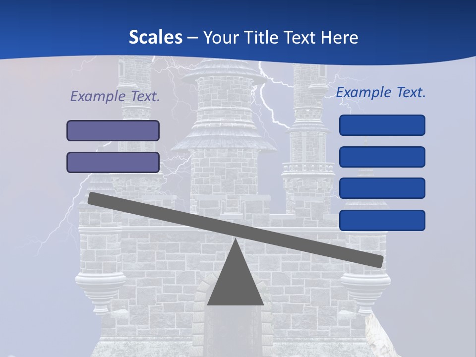 Castle Colors Wizard PowerPoint Template