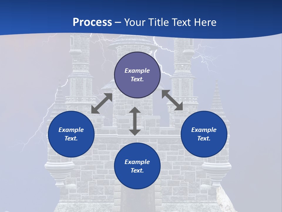 Castle Colors Wizard PowerPoint Template